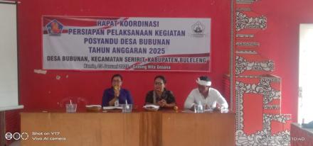 PERSIAPAN PELAKSANAAN KEGIATAN POSYANDU TAHUN 2025